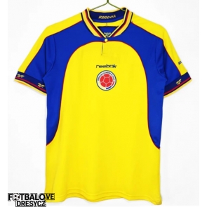Colombia 2001 Retro Domácí Dres Krátký Rukáv Colombia 2001 Retro Domácí Dres Krátký Rukáv